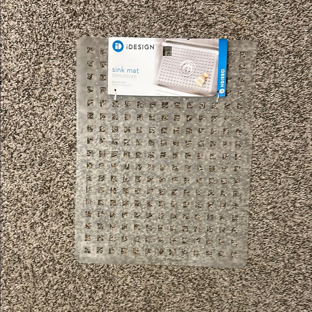 iDesign Clear Sink Mat